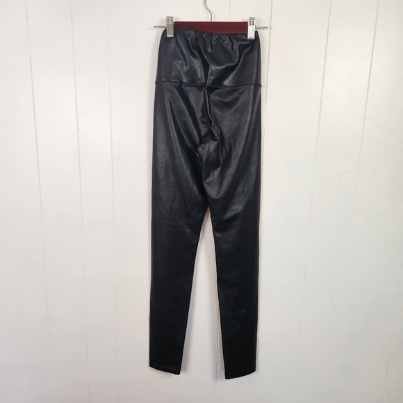 Aritzia Wilfred Free Daria Faux Leather Leggings High Waisted Rise Pants Size XS - Picture 8 of 9